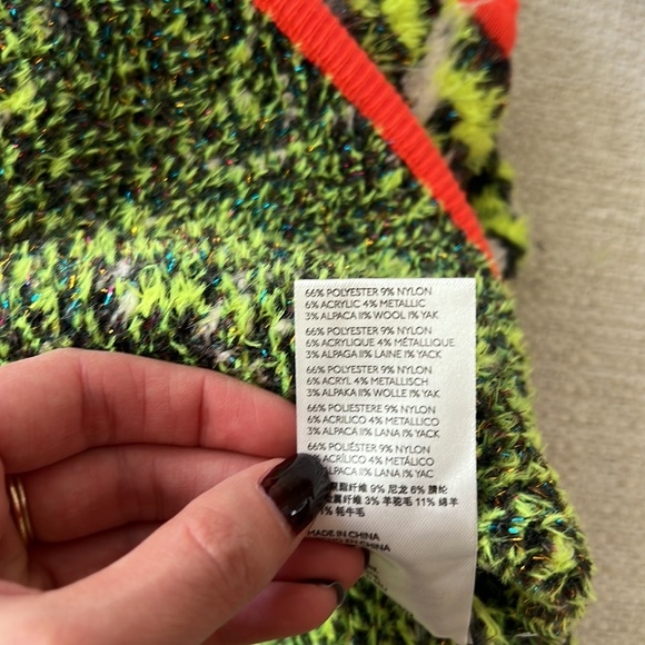NWT Anthropologie | Cristina Fuzzy Fleece Quarter Zip - Picture 5 of 5
